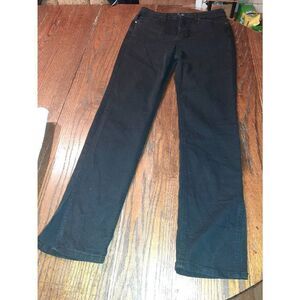 Women's Juniors Jr 9/29 Indigo Rising High Waist  Button Fly Black Denim Jeans